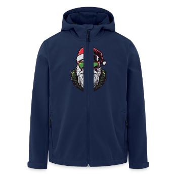 Santa Claus Cool Santa - Men’s Recycled Softshell Jacket by Stanley/Stella - navy - Front - AI Model Male 185 light (185cm)