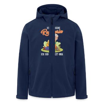 Großmutter BIN KEINE RENTNERIN BIN VOLLZEIT OMA - Recycelte Männer Softshell-Jacke von Stanley/Stella - Navy - Vorne - AI Model Male 185 light (185cm)