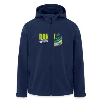 DONAU FLÜSTERER Angler Outfit Angeln Hobby - Recycelte Männer Softshell-Jacke von Stanley/Stella - Navy - Vorne - AI Model Male 185 light (185cm)