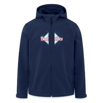Buenos Aires Ville Argentine Rétro Tango Vintage - Veste softshell homme en polyester recyclé Stanley/Stella - marine - Devant - AI Model Male 185 light (185cm)