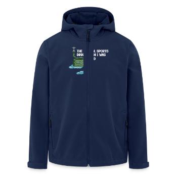 The official sports drink of my childhood – - Men’s Recycled Softshell Jacket by Stanley/Stella - navy - Front - AI Model Male 185 light (185cm)