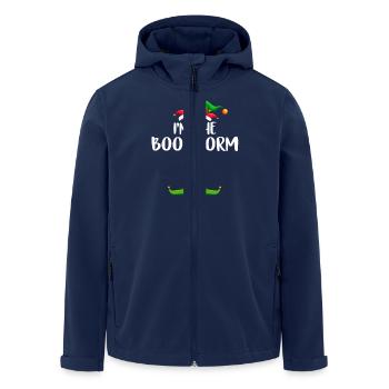 I'm The Bookworm Elf Shirt Matching Family - Men’s Recycled Softshell Jacket by Stanley/Stella - navy - Front - AI Model Male 185 light (185cm)