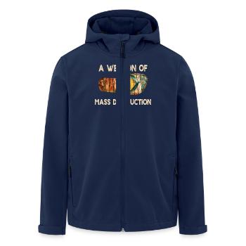 A Weapon Of Mass Destruction Chillendes - Men’s Recycled Softshell Jacket by Stanley/Stella - navy - Front - AI Model Male 185 light (185cm)