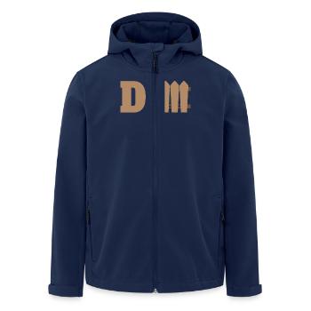 Holzlattenzaun Initiale D für Heimwerker und - Recycelte Männer Softshell-Jacke von Stanley/Stella - Navy - Vorne - AI Model Male 185 light (185cm)