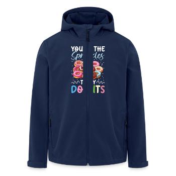 You're The Sprinkles To My Donuts für einen - Recycelte Männer Softshell-Jacke von Stanley/Stella - Navy - Vorne - AI Model Male 185 light (185cm)