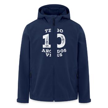 20 ans d’anniversaire Cadeau Femmes Hommes - Veste softshell homme en polyester recyclé Stanley/Stella - marine - Devant - AI Model Male 185 light (185cm)