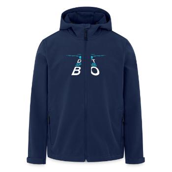 Don't Spray Me Bro Airplane Humor Chemtrail - Men’s Recycled Softshell Jacket by Stanley/Stella - navy - Front - AI Model Male 185 light (185cm)