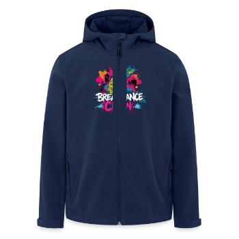 Breakdance Crew Breakdance Breakdancing Breakdance - Veste softshell homme en polyester recyclé Stanley/Stella - marine - Devant - AI Model Male 185 light (185cm)