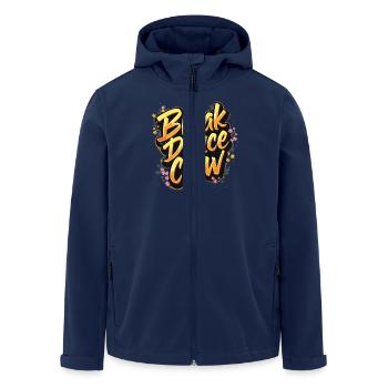Breakdance Crew Breakdance Breakdancing Breakdance - Veste softshell homme en polyester recyclé Stanley/Stella - marine - Devant - AI Model Male 185 light (185cm)