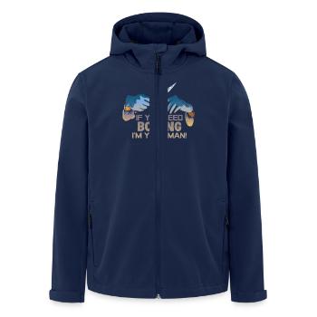 Butcher Chef Kitchen: If You Need Boning I'm Your - Men’s Recycled Softshell Jacket by Stanley/Stella - navy - Front - AI Model Male 185 light (185cm)