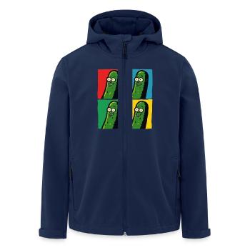 Funny Pickles For Vegans And Vegetarians In Diet - Men’s Recycled Softshell Jacket by Stanley/Stella - navy - Front - AI Model Male 185 light (185cm)