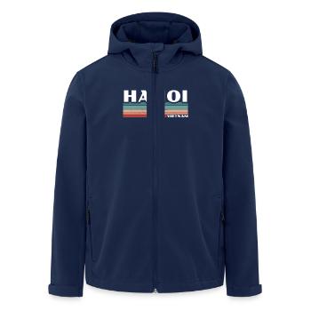 Hanoi Vietnam Vietnamesische Vietnamese - Men’s Recycled Softshell Jacket by Stanley/Stella - navy - Front - AI Model Male 185 light (185cm)