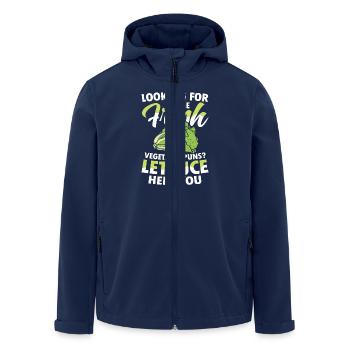Looking For Some Fresh Vegetable Puns Lettuce - Recycelte Männer Softshell-Jacke von Stanley/Stella - Navy - Vorne - AI Model Male 185 light (185cm)