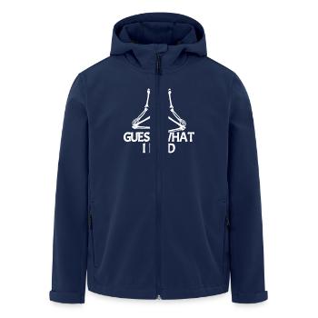 Skeleton Humor Guess What I Need Skeleton - Men’s Recycled Softshell Jacket by Stanley/Stella - navy - Front - AI Model Male 185 light (185cm)