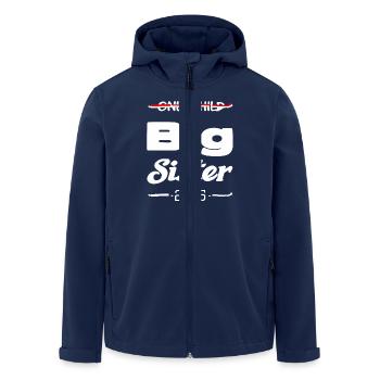 Only child big sister 2025 - Men’s Recycled Softshell Jacket by Stanley/Stella - navy - Front - AI Model Male 185 light (185cm)