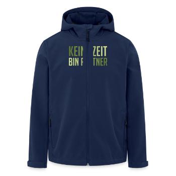 Ruhestand KEINE ZEIT BIN RENTNER Lustiges - Recycelte Männer Softshell-Jacke von Stanley/Stella - Navy - Vorne - AI Model Male 185 light (185cm)