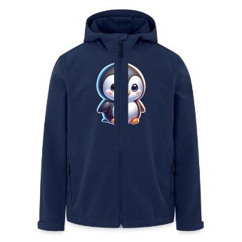 Pingouin - Veste softshell homme en polyester recyclé Stanley/Stella - marine - Devant - AI Model Male 185 light (185cm)
