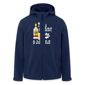Tequila Emergency Call 9-Juan-Juan Party Fun - Men’s Recycled Softshell Jacket by Stanley/Stella - navy - Front - AI Model Male 185 light (185cm)