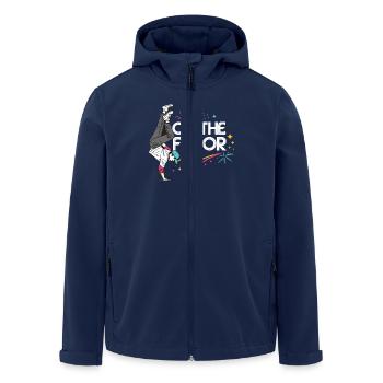 Sur le sol - Conception Breakdance Cool - Veste softshell homme en polyester recyclé Stanley/Stella - marine - Devant - AI Model Male 185 light (185cm)