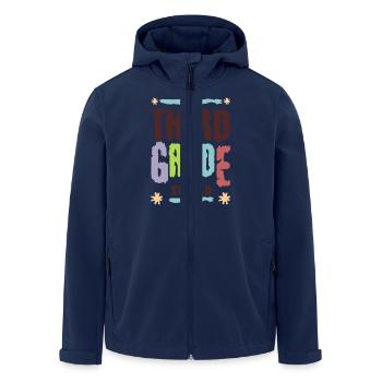 Squad third grade school - Men’s Recycled Softshell Jacket by Stanley/Stella - navy - Front - AI Model Male 185 light (185cm)