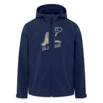 Joli sceau avec un joli sceau d’approbation - Veste softshell homme en polyester recyclé Stanley/Stella - marine - Devant - AI Model Male 185 light (185cm)