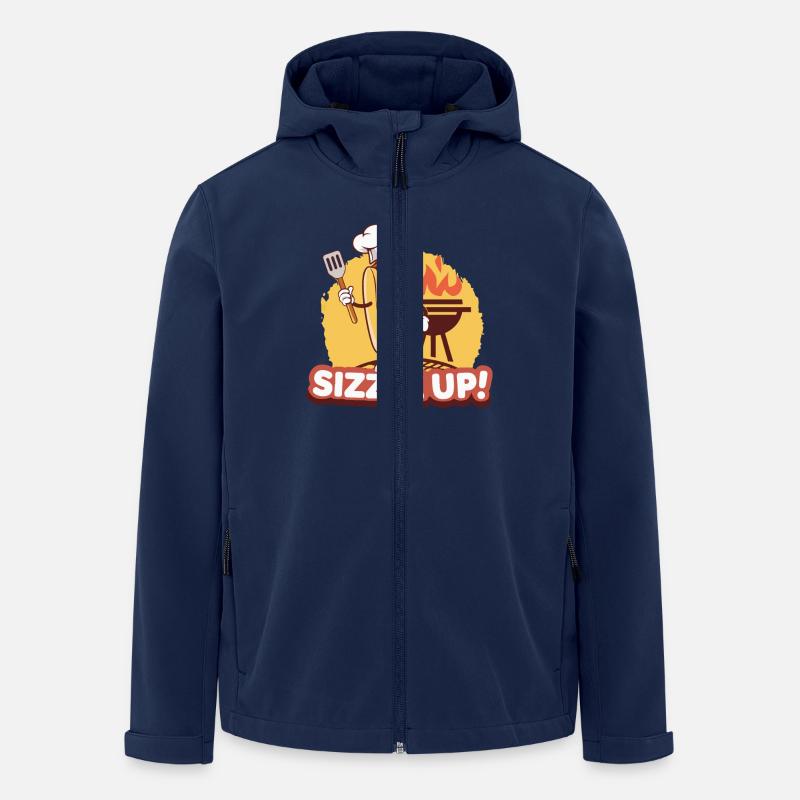 SIZZLE UP - Men’s Recycled Softshell Jacket Discoverer by Stanley/Stella - navy