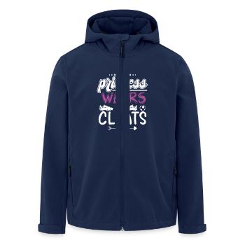 Princess - Recycelte Männer Softshell-Jacke von Stanley/Stella - Navy - Vorne - AI Model Male 185 light (185cm)