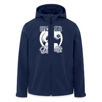 Mother And Daughter - Men’s Recycled Softshell Jacket by Stanley/Stella - navy - Front - AI Model Male 185 light (185cm)