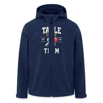 Ping-pong - Veste softshell homme en polyester recyclé Stanley/Stella - marine - Devant - AI Model Male 185 light (185cm)
