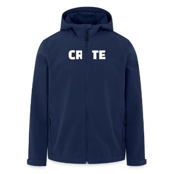 Crete Griechenland Griechische Flagge Grieche - Recycelte Männer Softshell-Jacke von Stanley/Stella - Navy - Vorne - AI Model Male 185 light (185cm)