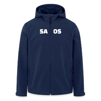 Samos Griechenland Griechische Flagge Grieche - Recycelte Männer Softshell-Jacke von Stanley/Stella - Navy - Vorne - AI Model Male 185 light (185cm)