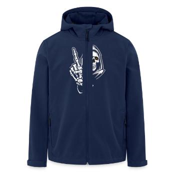 CRÂNE - Veste softshell homme en polyester recyclé Stanley/Stella - marine - Devant - AI Model Male 185 light (185cm)