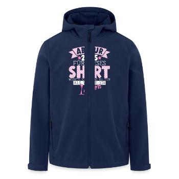 Abitur 2025 Abitur Abitur Gift Girl - Men’s Recycled Softshell Jacket by Stanley/Stella - navy - Front - AI Model Male 185 light (185cm)