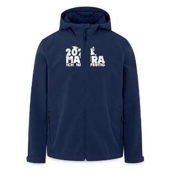 Matura 2024 Matura Matura Graduation Gift - Men’s Recycled Softshell Jacket by Stanley/Stella - navy - Front - AI Model Male 185 light (185cm)