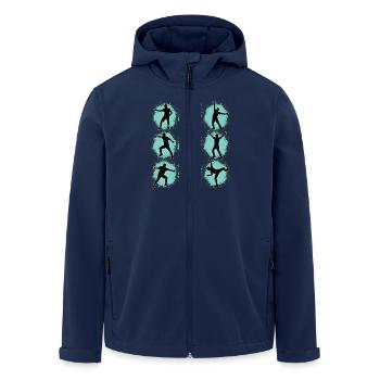 Breakdance Kids for Dance Breakdancers - Men’s Recycled Softshell Jacket by Stanley/Stella - navy - Front - AI Model Male 185 light (185cm)