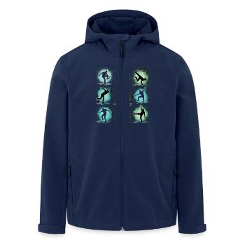 Breakdance Kids for Dance Breakdancers - Men’s Recycled Softshell Jacket by Stanley/Stella - navy - Front - AI Model Male 185 light (185cm)