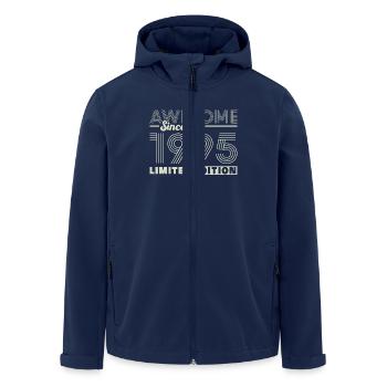 Legend since 1995 Birthday Gift - Men’s Recycled Softshell Jacket by Stanley/Stella - navy - Front - AI Model Male 185 light (185cm)