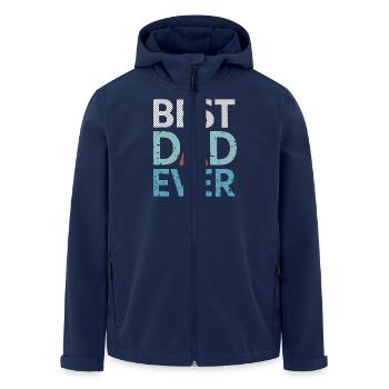 Best Dad Father´s Day Husband Men Daddy Father Man - Men’s Recycled Softshell Jacket by Stanley/Stella - navy - Front - AI Model Male 185 light (185cm)