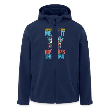 Shake It Like You Mean It L’ du hip-hop - Veste softshell homme en polyester recyclé Stanley/Stella - marine - Devant - AI Model Male 185 light (185cm)