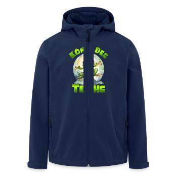 Froschkostüm KÖNIG DES TEICHS Lustiges Karneval - Recycelte Männer Softshell-Jacke von Stanley/Stella - Navy - Vorne - AI Model Male 185 light (185cm)
