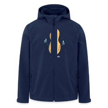 Winner Peanut Win Win Success Successful - Men’s Recycled Softshell Jacket by Stanley/Stella - navy - Front - AI Model Male 185 light (185cm)