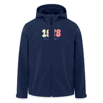 Date de naissance Année de naissance 1978 - Veste softshell homme en polyester recyclé Stanley/Stella - marine - Devant - AI Model Male 185 light (185cm)