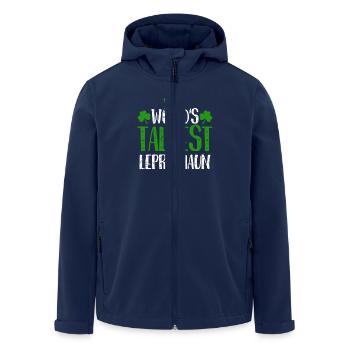 Le plus grand lutin du monde - Saint-Patrick - Veste softshell homme en polyester recyclé Stanley/Stella - marine - Devant - AI Model Male 185 light (185cm)