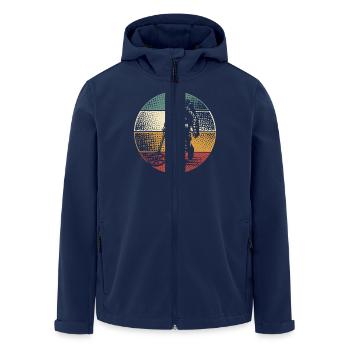Détecteur de métaux de sonde - Veste softshell homme en polyester recyclé Stanley/Stella - marine - Devant - AI Model Male 185 light (185cm)