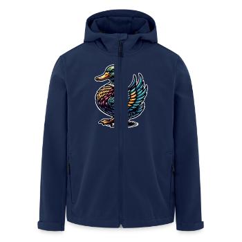 Canard - Veste softshell homme en polyester recyclé Stanley/Stella - marine - Devant - AI Model Male 185 light (185cm)