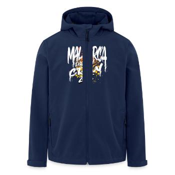 Mallorca Party Crew 2025 - Men’s Recycled Softshell Jacket by Stanley/Stella - navy - Front - AI Model Male 185 light (185cm)
