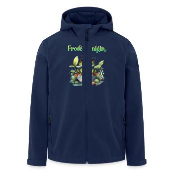 Froschkostüm FROSCHKÖNIGIN Lustiges Karneval - Recycelte Männer Softshell-Jacke von Stanley/Stella - Navy - Vorne - AI Model Male 185 light (185cm)