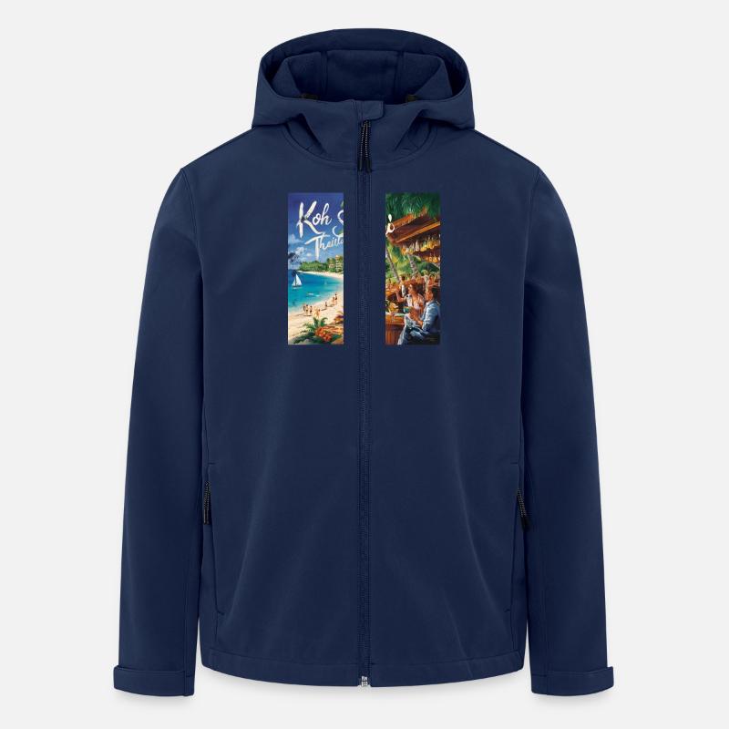 Koh Samui - Men’s Recycled Softshell Jacket by Stanley/Stella - navy