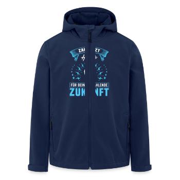 Zahnarzt Zahnhygieniker Zahnarztpraxis stomatologe - Recycelte Männer Softshell-Jacke von Stanley/Stella - Navy - Vorne - AI Model Male 185 light (185cm)