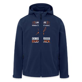 Dudelsackspieler Dudelsack Männer Geschenk - Recycelte Männer Softshell-Jacke von Stanley/Stella - Navy - Vorne - AI Model Male 185 light (185cm)